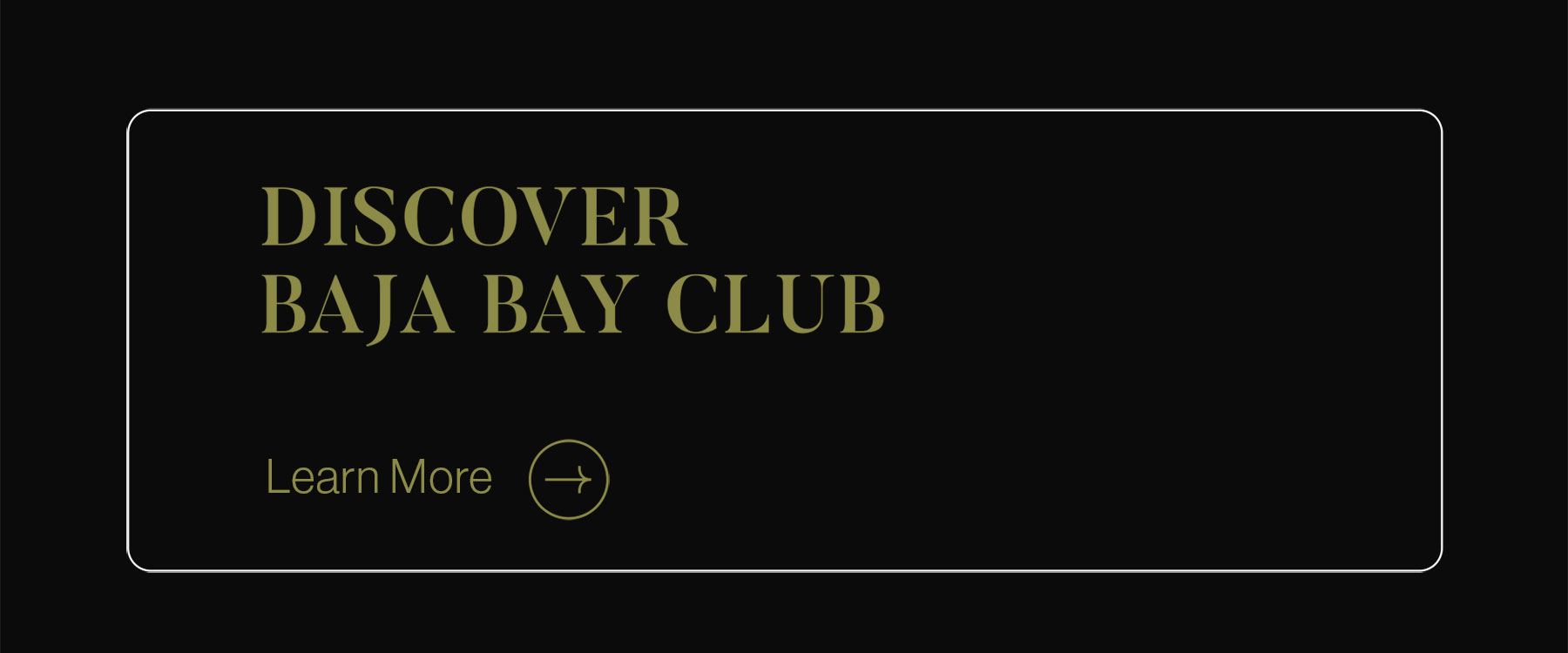 Welcome to Baja Bay Club Robb Report